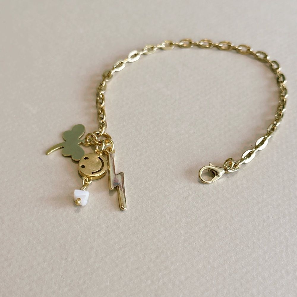 Smiley face bracelet  R819 - Picture 2 of 3